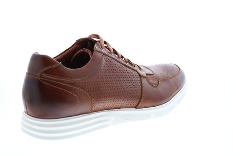 Zanzara Augsburg ZZ1319L Mens Brown Leather Lifestyle Sneakers Shoes