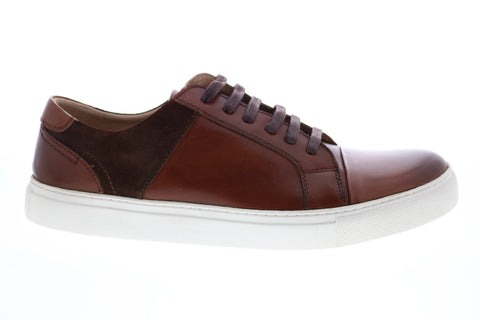 Zanzara Damascus ZZ1337L Mens Brown Leather Lifestyle Sneakers Shoes