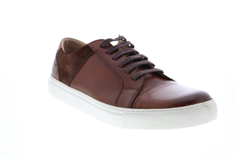 Zanzara Damascus ZZ1337L Mens Brown Leather Lifestyle Sneakers Shoes