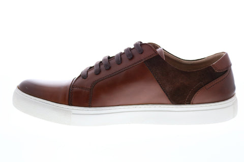 Zanzara Damascus ZZ1337L Mens Brown Leather Lifestyle Sneakers Shoes