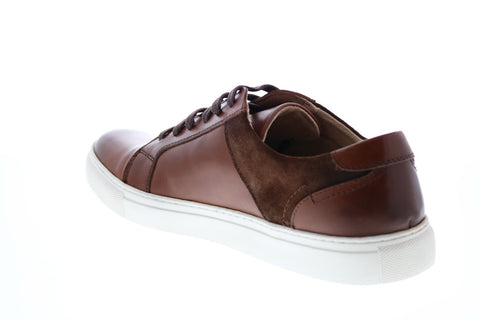 Zanzara Damascus ZZ1337L Mens Brown Leather Lifestyle Sneakers Shoes