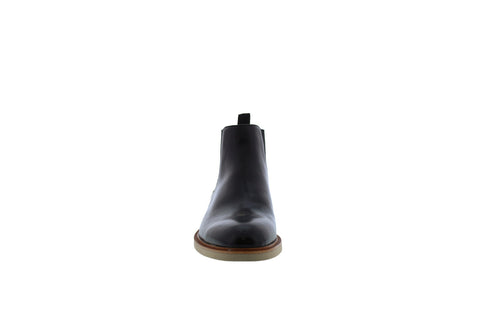 Zanzara Arthemis ZZ1464B Mens Black Leather Slip On Chelsea Boots