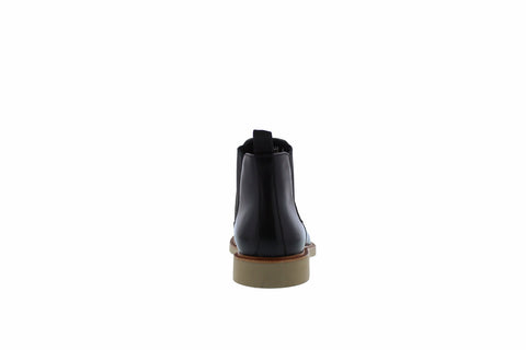 Zanzara Arthemis ZZ1464B Mens Black Leather Slip On Chelsea Boots