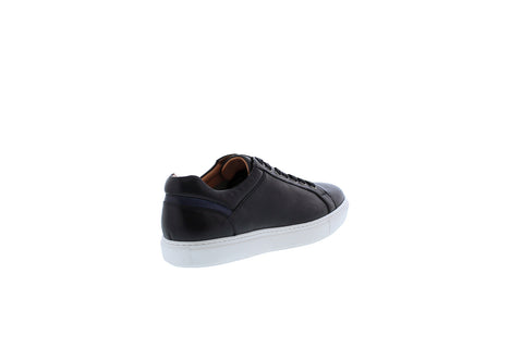 Zanzara Stanfield ZZ1525L Mens Black Leather Lifestyle Sneakers Shoes