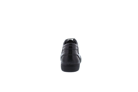Zanzara Beau ZZ1574H Mens Black Leather Lace Up Lifestyle Sneakers Shoes