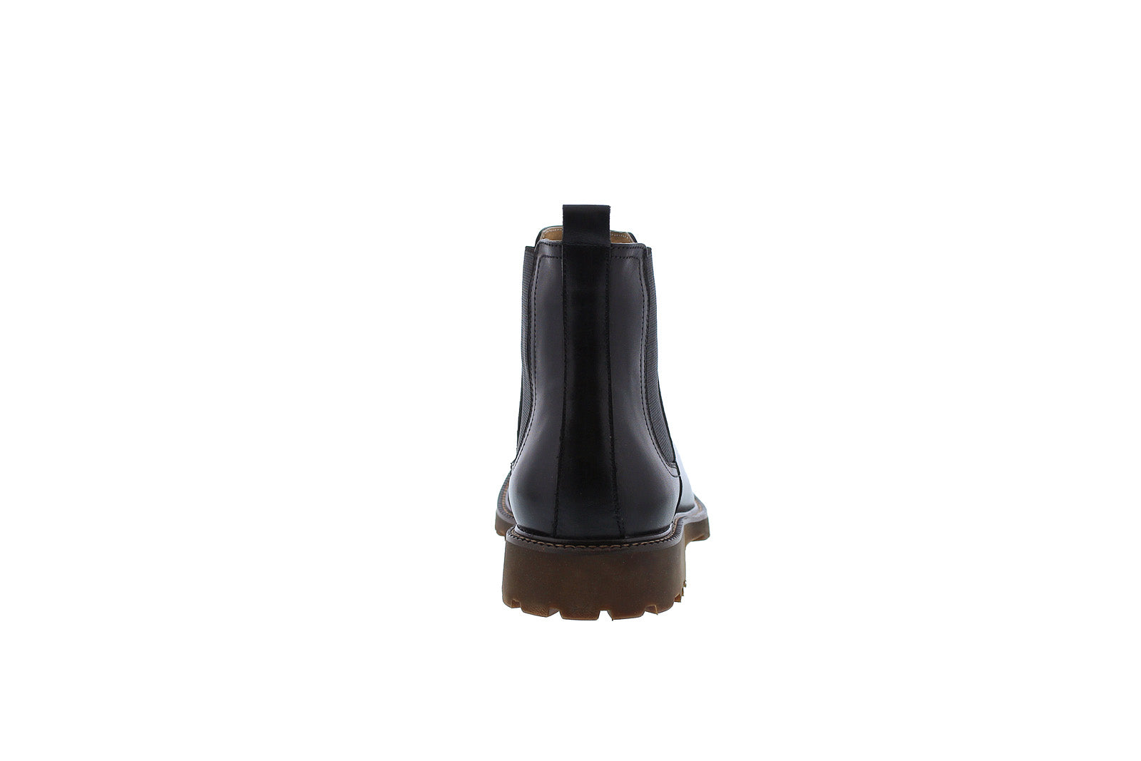 Zanzara Zale ZZ1728B Mens Black Leather Slip On Chelsea Boots