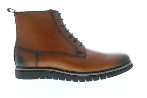 Zanzara Lairesse ZZB1159 Mens Brown Leather Lace Up Casual Dress Boots Shoes