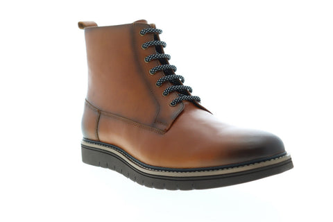 Zanzara Lairesse ZZB1159 Mens Brown Leather Lace Up Casual Dress Boots Shoes