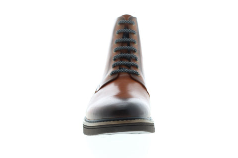 Zanzara Lairesse ZZB1159 Mens Brown Leather Lace Up Casual Dress Boots Shoes