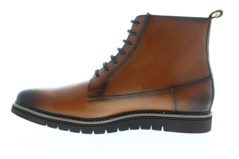 Zanzara Lairesse ZZB1159 Mens Brown Leather Lace Up Casual Dress Boots Shoes