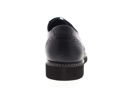 Zanzara Siena ZZC1110 Mens Black Leather Casual Lace Up Oxfords Shoes