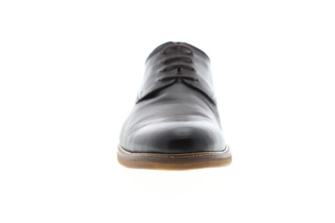 Zanzara Stuart ZZC1204 Mens Brown Leather Low Top Plain Toe 