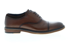 Zanzara Hans ZZC1205 Mens Brown Leather Casual Lace Up Oxfords Shoes