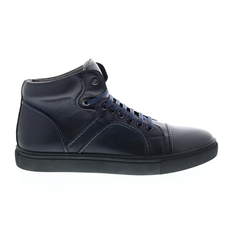 Zanzara Tindle ZZH1141 Mens Blue Leather Lifestyle Sneakers Shoes