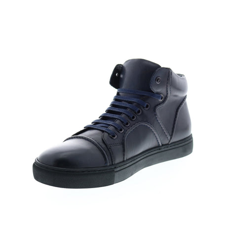 Zanzara Tindle ZZH1141 Mens Blue Leather Lifestyle Sneakers Shoes