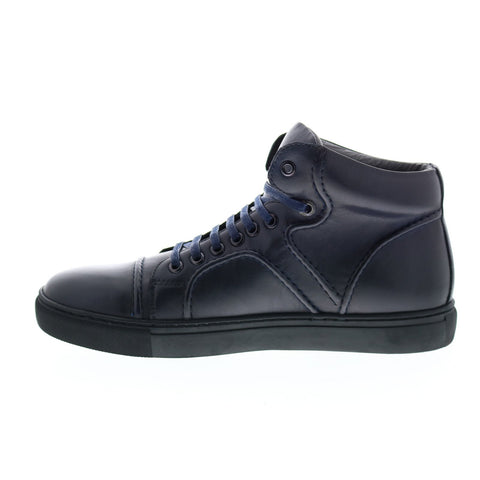 Zanzara Tindle ZZH1141 Mens Blue Leather Lifestyle Sneakers Shoes