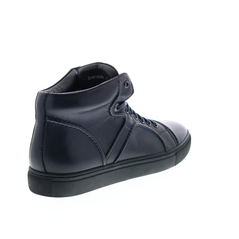 Zanzara Tindle ZZH1141 Mens Blue Leather Lifestyle Sneakers Shoes