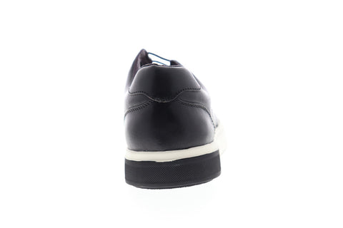 Zanzara Kurt ZZL1207 Mens Black Leather Lace Up Low Top Sneakers Shoes