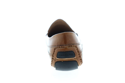 Zanzara Newton ZZ21100 Mens Brown Leather Casual Slip On Loafers Shoes