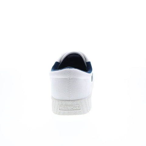 Tretorn A-NYLITECA Womens White Canvas Lace Up Lifestyle Sneakers Shoes