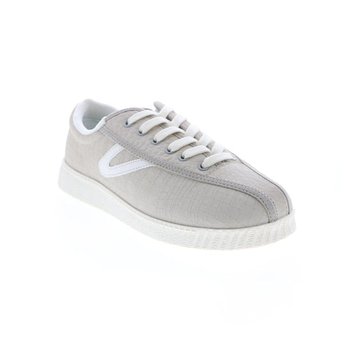 Tretorn A-NYLITELE Womens Gray Suede Lace Up Lifestyle Sneakers Shoes