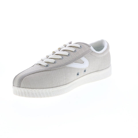 Tretorn A-NYLITELE Womens Gray Suede Lace Up Lifestyle Sneakers Shoes