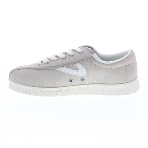 Tretorn A-NYLITELE Womens Gray Suede Lace Up Lifestyle Sneakers Shoes