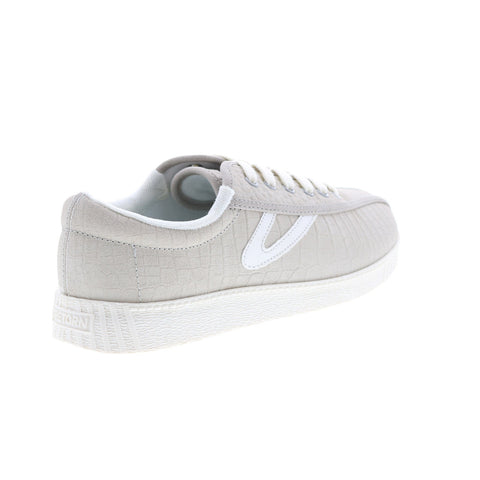 Tretorn A-NYLITELE Womens Gray Suede Lace Up Lifestyle Sneakers Shoes
