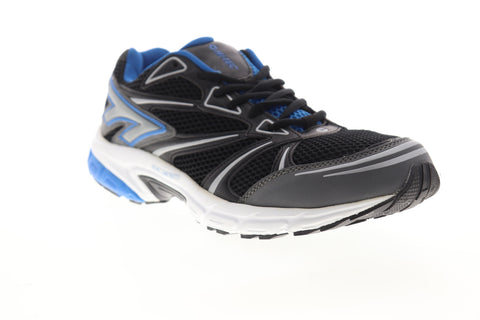 Hi-Tec Phantom Mens Black Mesh Low Top Lace Up Athletic Running Shoes