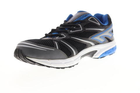 Hi-Tec Phantom Mens Black Mesh Low Top Lace Up Athletic Running Shoes