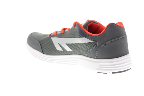 Hi-Tec Pajo Mens Gray Mesh Low Top Lace Up Athletic Running Shoes