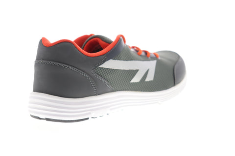 Hi-Tec Pajo Mens Gray Mesh Low Top Lace Up Athletic Running Shoes