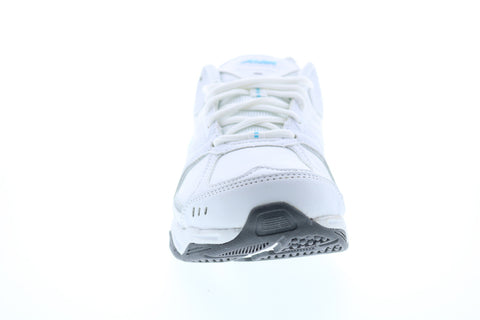 Avia Avi-Tangent A1483WWLS Womens White Leather Low Top Athletic Running Shoes