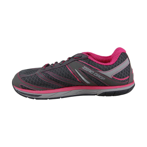 Altra Provisioness Womens Gray Mesh Athletic Lace Up Running Shoes