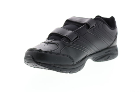Avia A344WBSY Womens Black Leather Low Top Lifestyle Sneakers Shoes