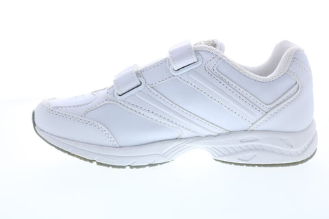 Avia A344WWSY Womens White Leather Low Top Lifestyle Sneakers Shoes