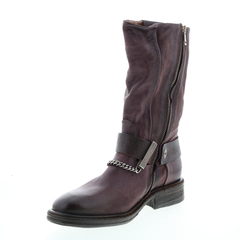 A.S.98 Frey A51305-301 Womens Brown Leather Hook & Loop Casual Dress Boots