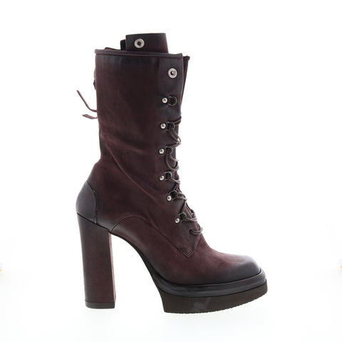 A.S.98 Vivienne A53205-302 Womens Burgundy Leather Casual Dress Boots Boots