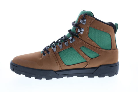 DC Pure High-Top Winter Boot ADYB100009 Mens Brown Leather Casual Dress Boots