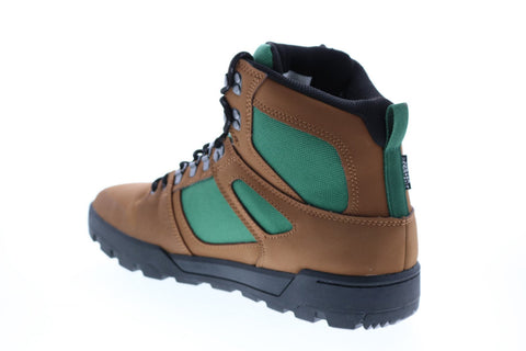 DC Pure High-Top Winter Boot ADYB100009 Mens Brown Leather Casual Dress Boots