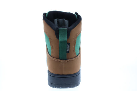 DC Pure High-Top Winter Boot ADYB100009 Mens Brown Leather Casual Dress Boots