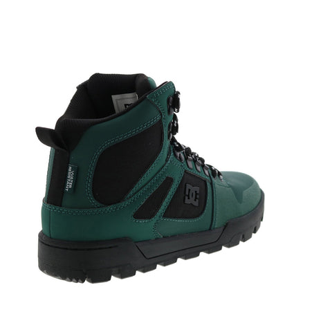 DC Pure High-Top Winter Boot ADYB100018-DJU Mens Green Casual Dress Boots