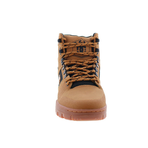 DC Pure High-Top Winter Boot Mens Brown Skate Inspired Sneakers Shoes