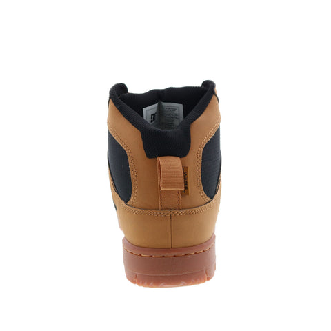 DC Pure High-Top Winter Boot Mens Brown Skate Inspired Sneakers Shoes