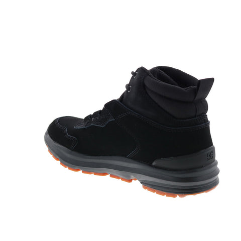 DC Mutiny Winter Boot ADYB700038-3BK Mens Black Nubuck Casual Dress Boots