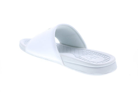 DC Bolsa ADYL100026 Mens White Synthetic Slides Sandals Shoes