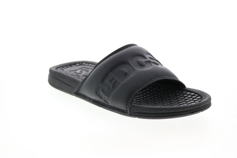 DC Bolsa SE ADYL100042 Mens Black Synthetic Slides Sandals Shoes