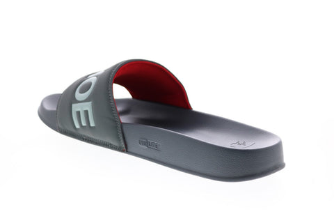 DC DC Slide ADYL100051 Mens Gray Synthetic Slides Sandals Shoes