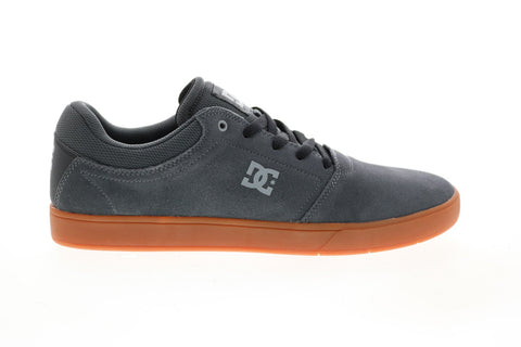 DC Crisis ADYS100029 Mens Gray Nubuck Skate Inspired Sneakers Shoes