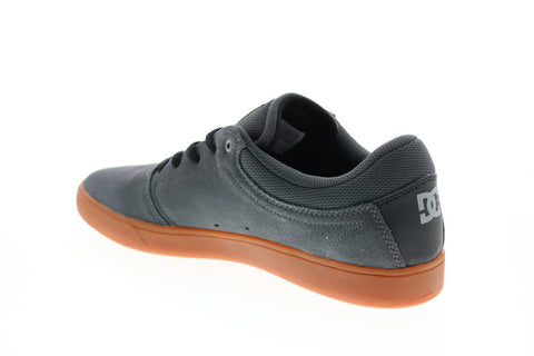 DC Crisis ADYS100029 Mens Gray Nubuck Skate Inspired Sneakers Shoes